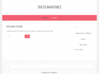 Screenshot des Blogs The Tilman Times