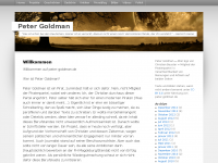 Screenshot des Blogs Peter Goldman