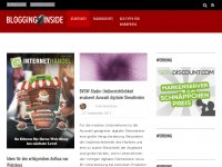 Screenshot des Blogs Blogging Inside