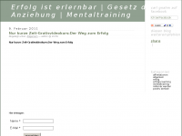 Screenshot des Blogs Erfolg ist erlernbar