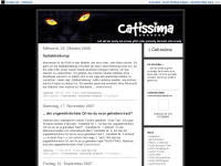 Screenshot des Blogs Catissima