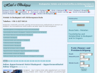 Screenshot des Blogs Budapester Hotels und Unterkünfte zu Aktionspreisen in Budapest