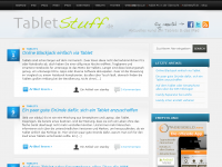 Screenshot des Blogs TabletStuff