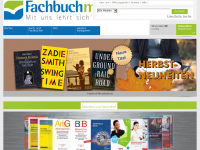Screenshot des Blogs fachbuecher.de Blog