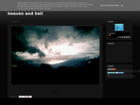Screenshot des Blogs heaven and hell