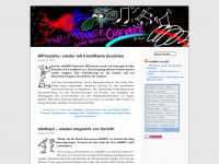 Screenshot des Blogs medialer overkill