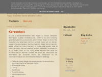 Screenshot des Blogs Kerzen-Design.ch der Blog