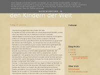 Screenshot des Blogs Verantwortung für die Kinder