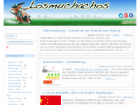 Screenshot des Blogs Losmuchachos