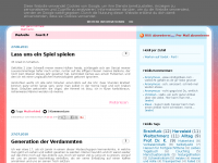Screenshot des Blogs Heidis Welt.