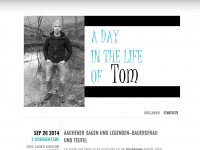 Screenshot des Blogs Ich bin Tom