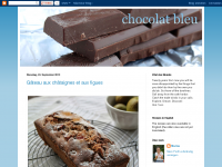 Screenshot des Blogs Chocolat bleu