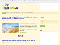 Screenshot des Blogs Reise-Dealz.de