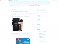 Screenshot des Blogs Wellness und beauty Farm