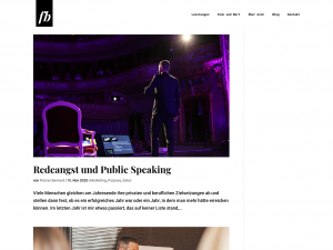 Screenshot des Blogs Florian Bernard | …laufend gebloggt!
