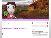 Screenshot des Blogs Matildas Blog