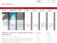 Screenshot des Blogs Echtzeitschrift