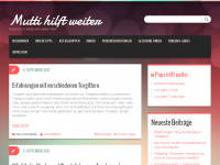 Screenshot des Blogs Mutti hilft weiter