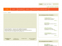 Screenshot des Blogs Unser Garten