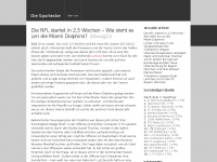 Screenshot des Blogs Die Sportecke
