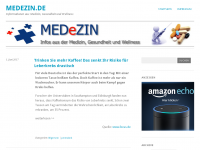 Screenshot des Blogs MEDeZIN – Informationen aus Medizin, Gesundheit und Wellness