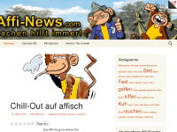 Screenshot des Blogs Affi News – Das Original