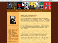 Screenshot des Blogs Paulas Buch-Musik- und Filmblog