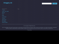 Screenshot des Blogs Bloggey
