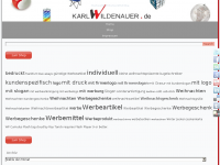Screenshot des Blogs Werbeartikel-Werbemittel Blog