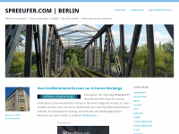 Screenshot des Blogs spreeufer.com | Berlin