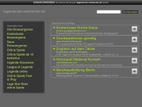Screenshot des Blogs Legende-der-Verbrecher
