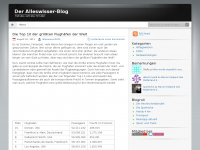 Screenshot des Blogs Alleswisser-Blog