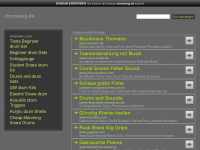 Screenshot des Blogs Drumrookie to the Rescue