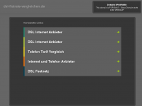 Screenshot des Blogs DSL Flatrate Tarife