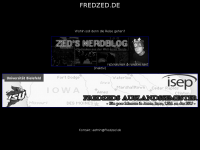 Screenshot des Blogs Fredzed’s Nerdblog