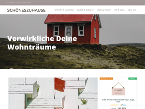 Screenshot des Blogs Schönes Zuhause.com