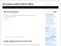 Screenshot des Blogs Der etwas andere iDevice Blog