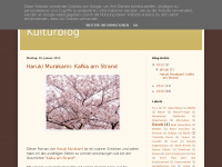 Screenshot des Blogs Text und Ton