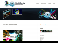 Screenshot des Blogs MelliTopia – Graphic Arts & World of Mind