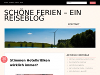 Screenshot des Blogs Schöne Ferien!
