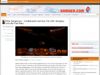 Screenshot des Blogs Gamgea