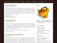 Screenshot des Blogs online günstige Sonnenbrillen kaufen