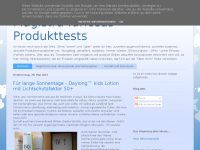 Screenshot des Blogs Produkt-Testerei