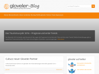 Screenshot des Blogs gloveler.de – der Reise-Blog