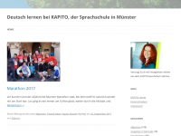 Screenshot des Blogs Sprachschule Kapito