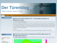 Screenshot des Blogs Der Türblog