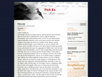 Screenshot des Blogs Peh Es