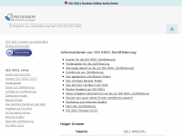 Screenshot des Blogs QM-Beratung und Zertifizierung