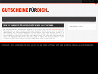 Screenshot des Blogs Gutscheine für dich