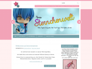 Screenshot des Blogs Sternchenwelt